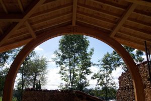 [:fr]Charpente lamellé collé plein ceintre[:en]Laminated full arch roof truss[:]