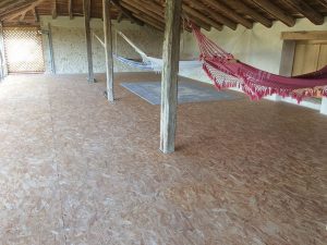 Plancher OSB pour coin sieste